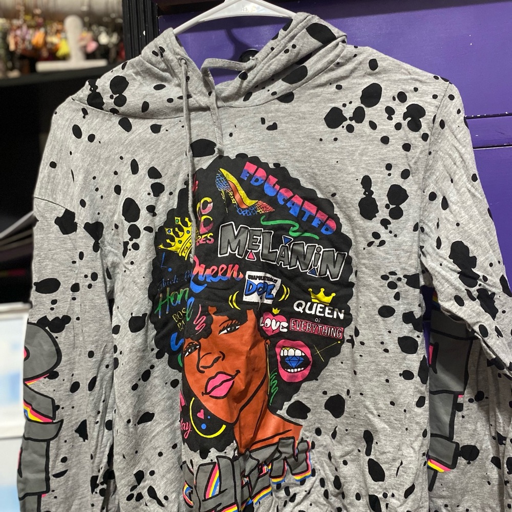 Black girl hoodie shirt
